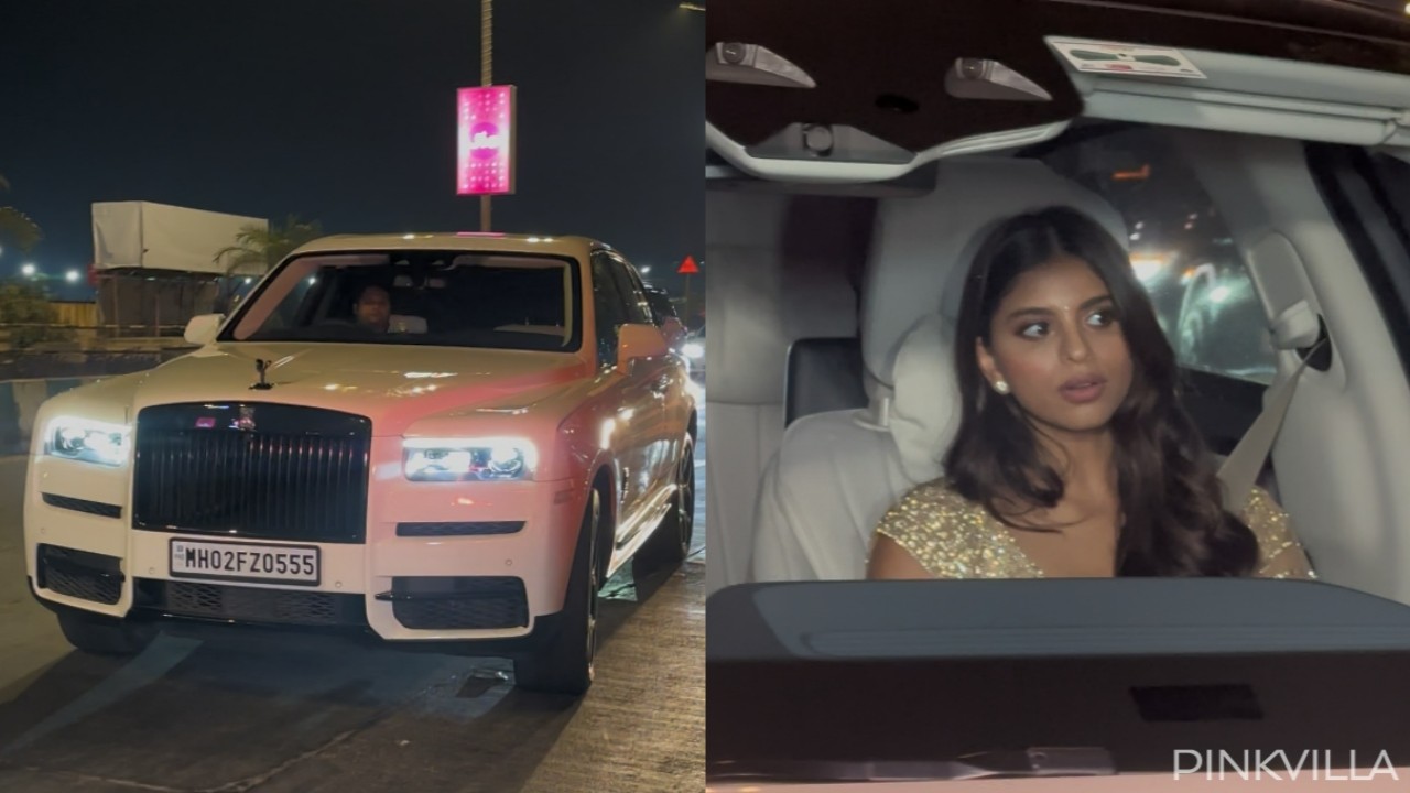 Shah Rukh Khan arrives, Suhana Khan spotted (Credits: Manav Manglani) Shah Rukh Khan, Suhana Khan
