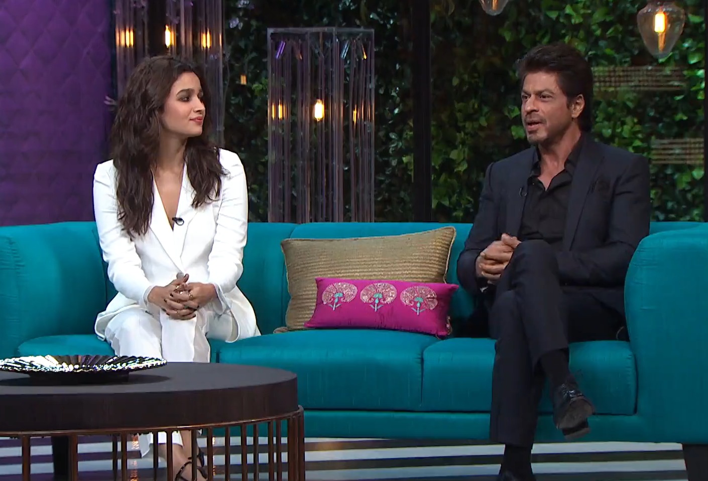 Shah Rukh Khan and Alia Bhatt on Koffee With Karan season 5