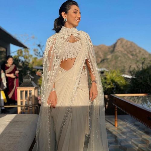 Lehenga Saree Draping
