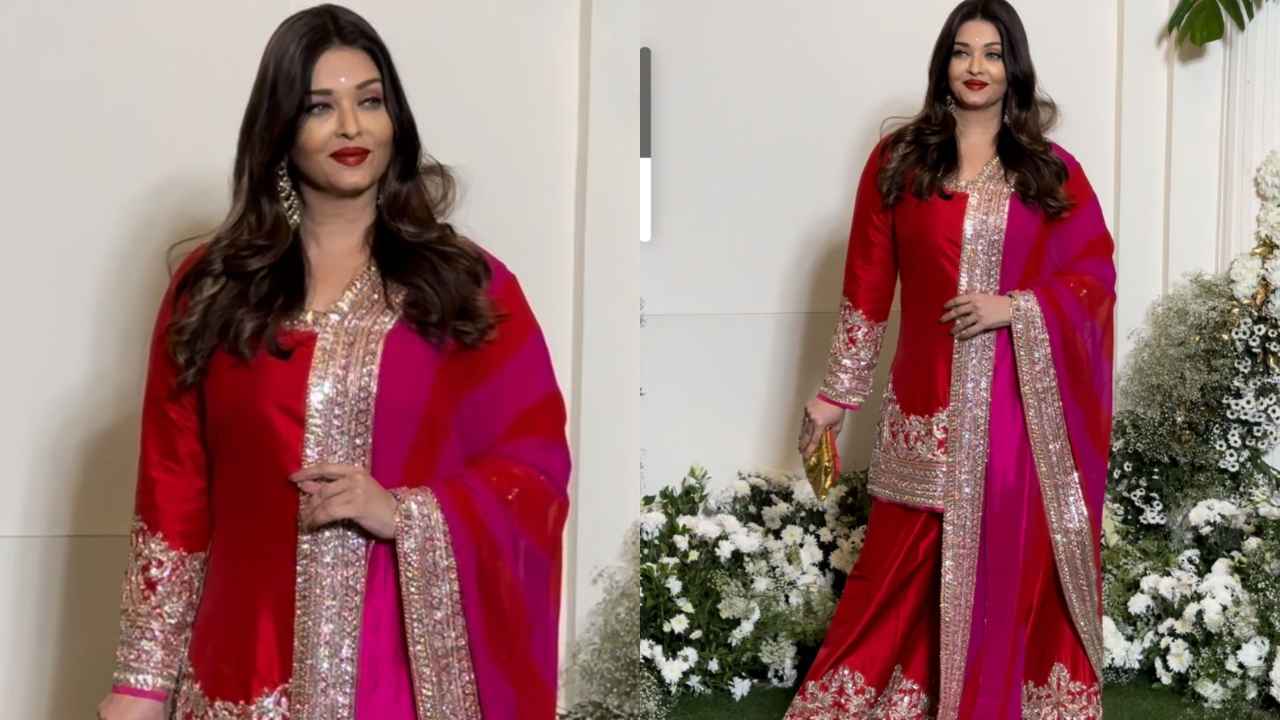 Aishwarya Rai Bachchan, Ananya Panday to Kriti Sanon: Who wore what at Manish Malhotra’s Diwali party (PC: Viral Bhayani, Manav Manglani)