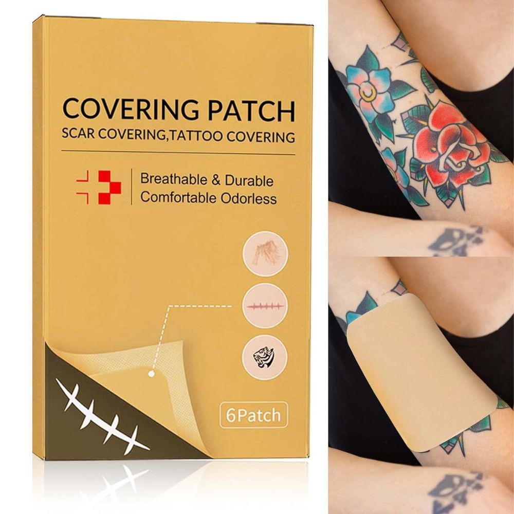 Tattoo Cover Up Makeup Waterproof, Scar Cover Up Makeup Waterproof, Full  Coverage Waterproof Makeup for Tattoo, Scars, Body Makeup Cover (Buff