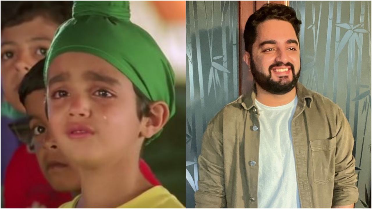 Parzaan Dastur as the kid from Kuch Kuch Hota Hai