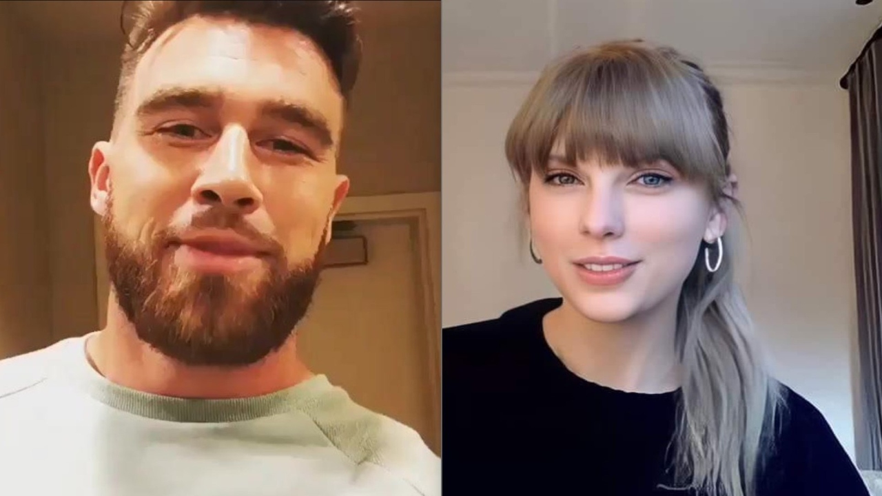 Travis Kelce & Taylor Swift ( INSTAGRAM )