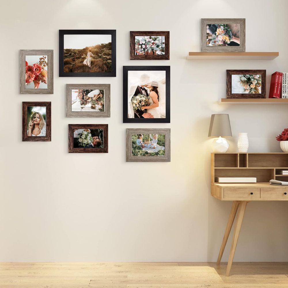 LUCKYLIFE Picture Frame Set - Pack of 10 LUCKYLIFE Picture Frame Set - Pack of 10