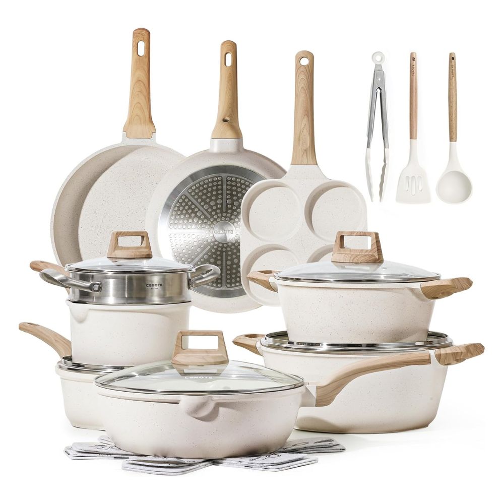 CAROTE Nonstick Cookware - Set of 21 CAROTE Nonstick Cookware - Set of 21