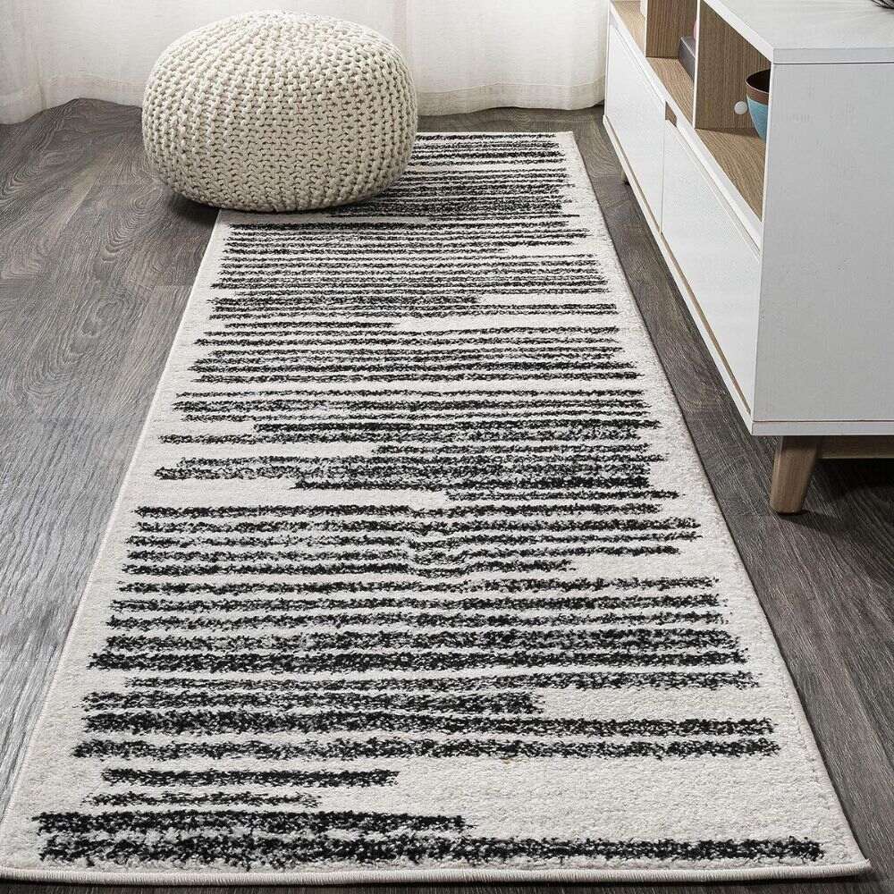JONATHAN Y MOH207A-28 Khalil Modern Berber Stripe Indoor Farmhouse Area-Rug JONATHAN Y MOH207A-28 Khalil Modern Berber Stripe Indoor Farmhouse Area-Rug