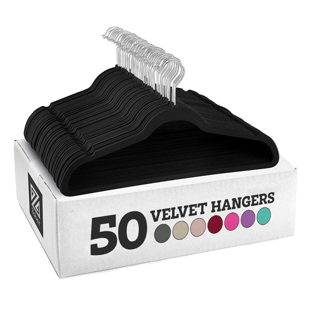 Zober Velvet Hangers - Pack of 50 Zober Velvet Hangers - Pack of 50
