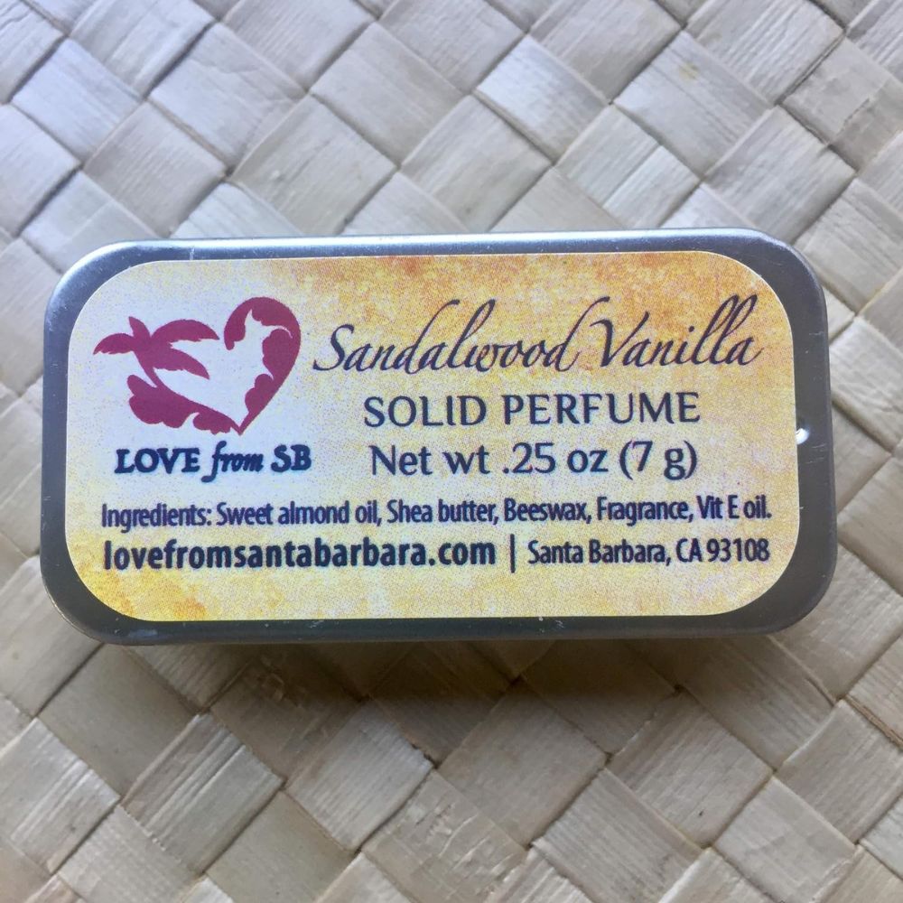 Love from Santa Barbara Sandalwood Vanilla Solid Perfume Love from Santa Barbara Sandalwood Vanilla Solid Perfume