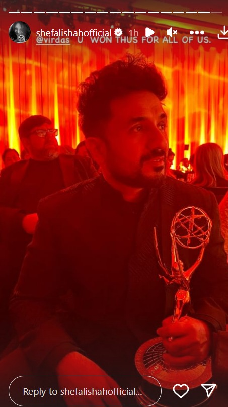Shefali Shah's Instagram story Shefali Shah's Instagram story