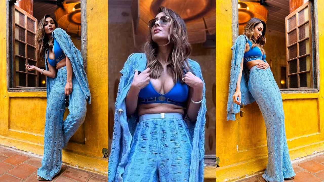Malaika Arora shows how to nail work-to-play fits in Shivan and Narresh's blue co-ord set; take cues