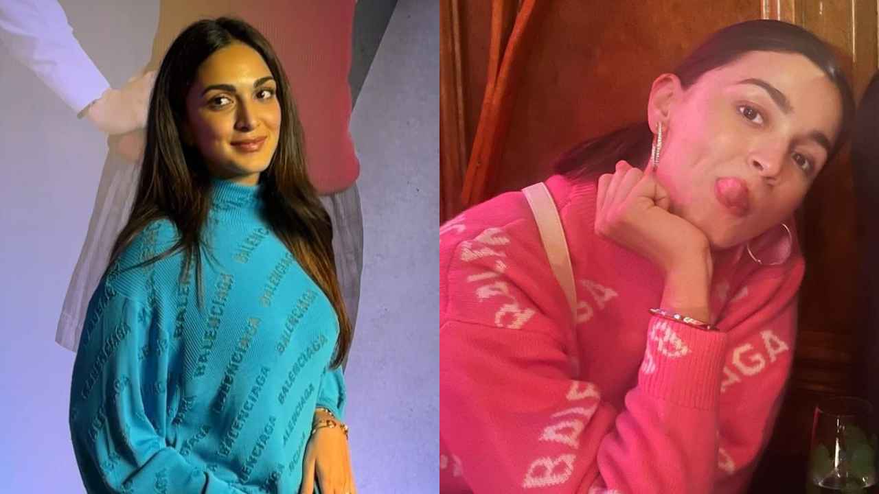 Alia Bhatt vs Kiara Advani Fashion Face-Off: Who wore the vibrant Balenciaga jumper better? (PC: Celebrities Instagram)