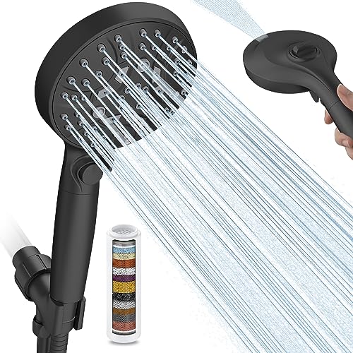 HEROBAI Detachable Filter Shower Head with Hose HEROBAI Detachable Filter Shower Head with Hose