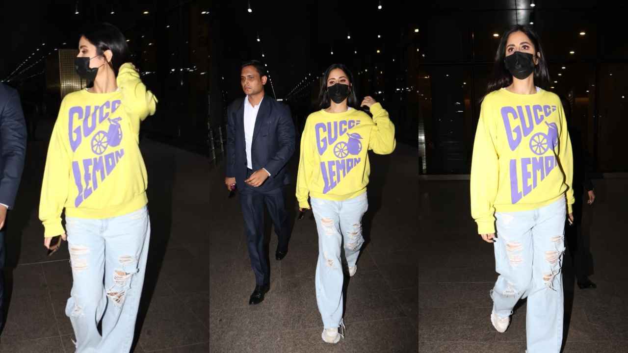 Katrina Kaif shows how to elevate winter wear with Rs. 74,608 Gucci sweatshirt (PC: Viral Bhayani)