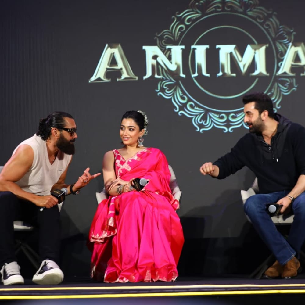 Rashmika Mandanna and Animal Team