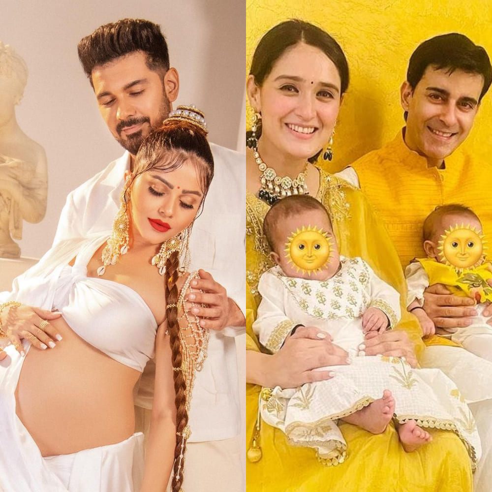 After Rubina Dilaik-Abhinav Shukla announced having twins, take a look at other TV couples with TWINS After Rubina Dilaik-Abhinav Shukla announced having twins, take a look at other TV couples with TWINS