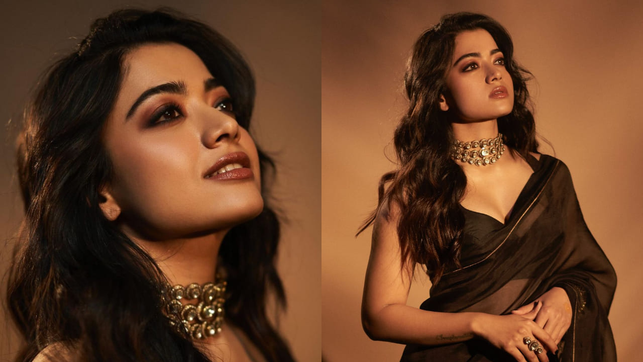 Rashmika Mandanna eye makeup fashion style
