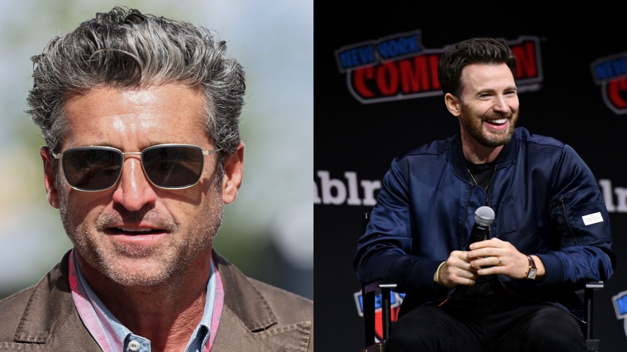Patrick Dempsey, Chris Evans (GETTY IMAGES)