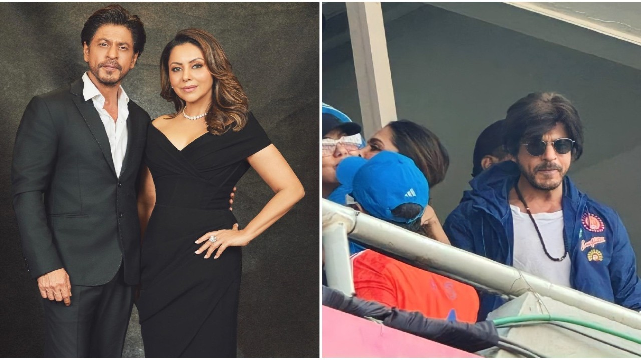 WATCH: Shah Rukh Khan-Gauri Khan arrive to support team India in World Cup final against Australia