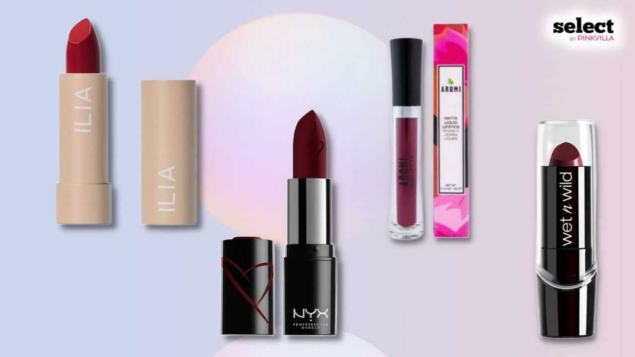 12 Best Dark Red Lipsticks to Pull off Bold Looks Effortlessly