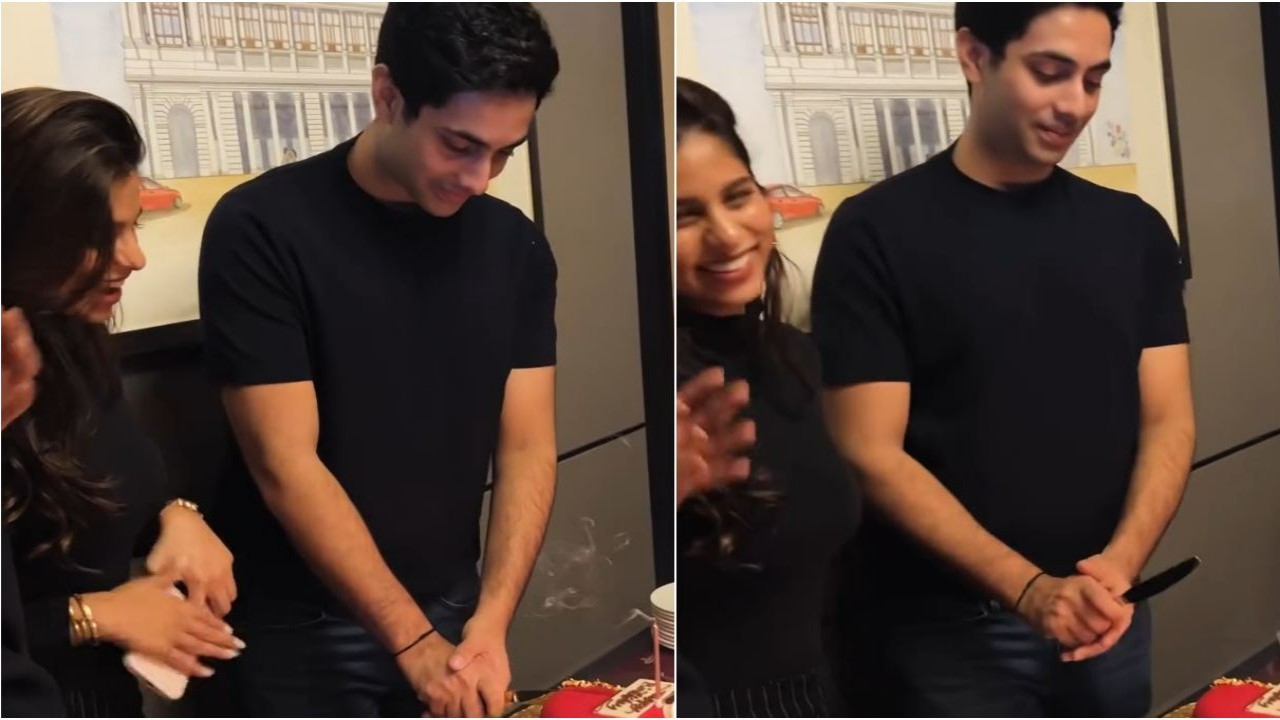 Agastya Nanda cuts birthday cake; celebrates with The Archies’ Suhana Khan, Mihir Ahuja