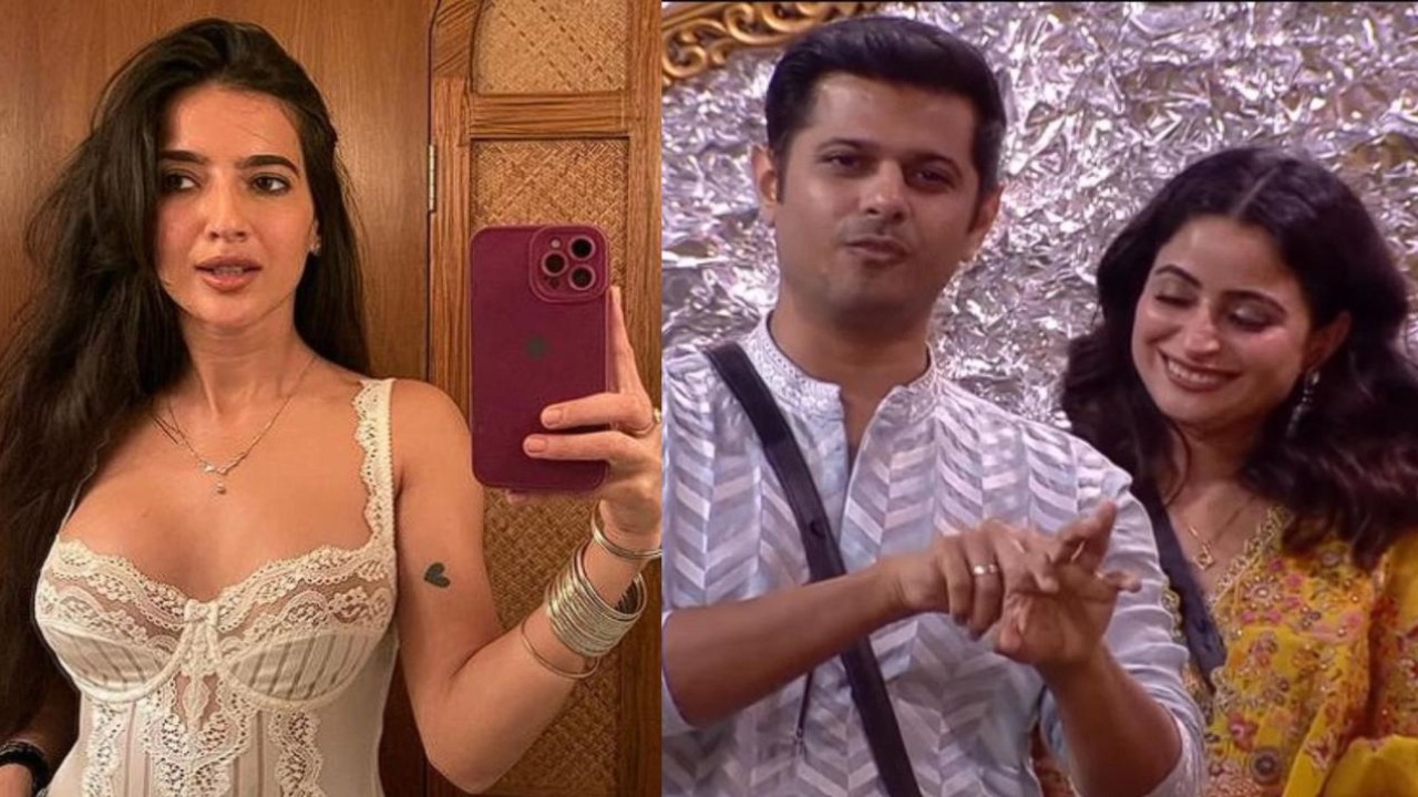 Soundous Moufakir takes a dig at Aishwarya Sharma and Neil Bhatt ())PC: Soundous Moufakir Instagram/ JioCinema) Soundous Moufakir-Aishwarya Sharma-Neil Bhatt