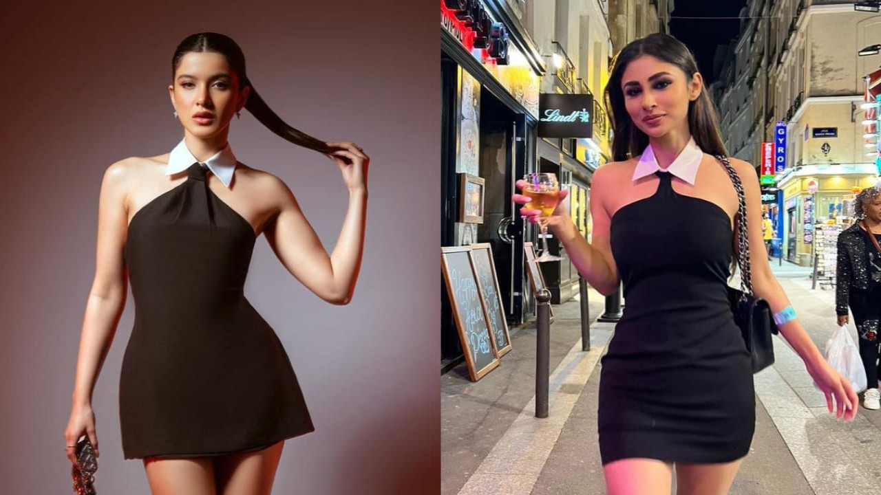 Mouni Roy and Shanaya Kapoor were spotted wearing the same outfit. (PC: Mouni Roy and Shanaya Kapoor Instagram)