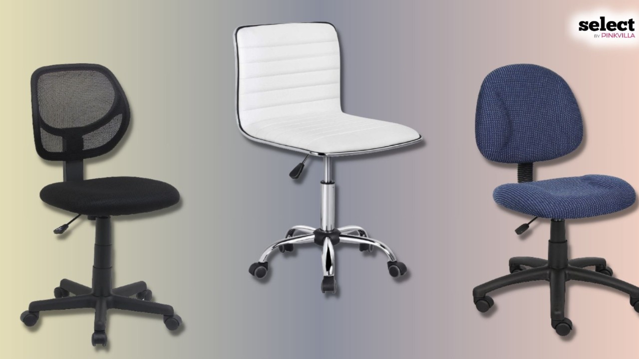 15 Best Armless Office Chairs for Comfort in Workspace