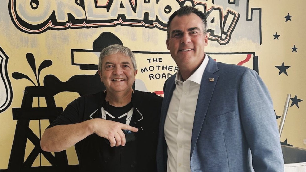 Governor Kevin Stitt facing criticism for supporting cockfighting ( Twitter ) Twitter