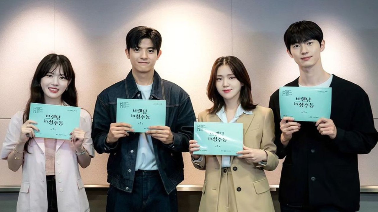 Park Solomon, Kim Ji Eun bring characters to life at script reading for fantasy drama Branding in Seongsu