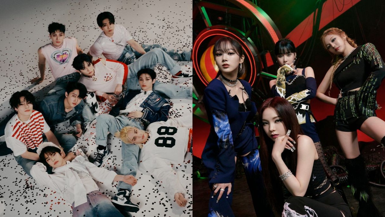 Stray Kids (Image Credits- JYP Entertainment), aespa (SM Entertainment)