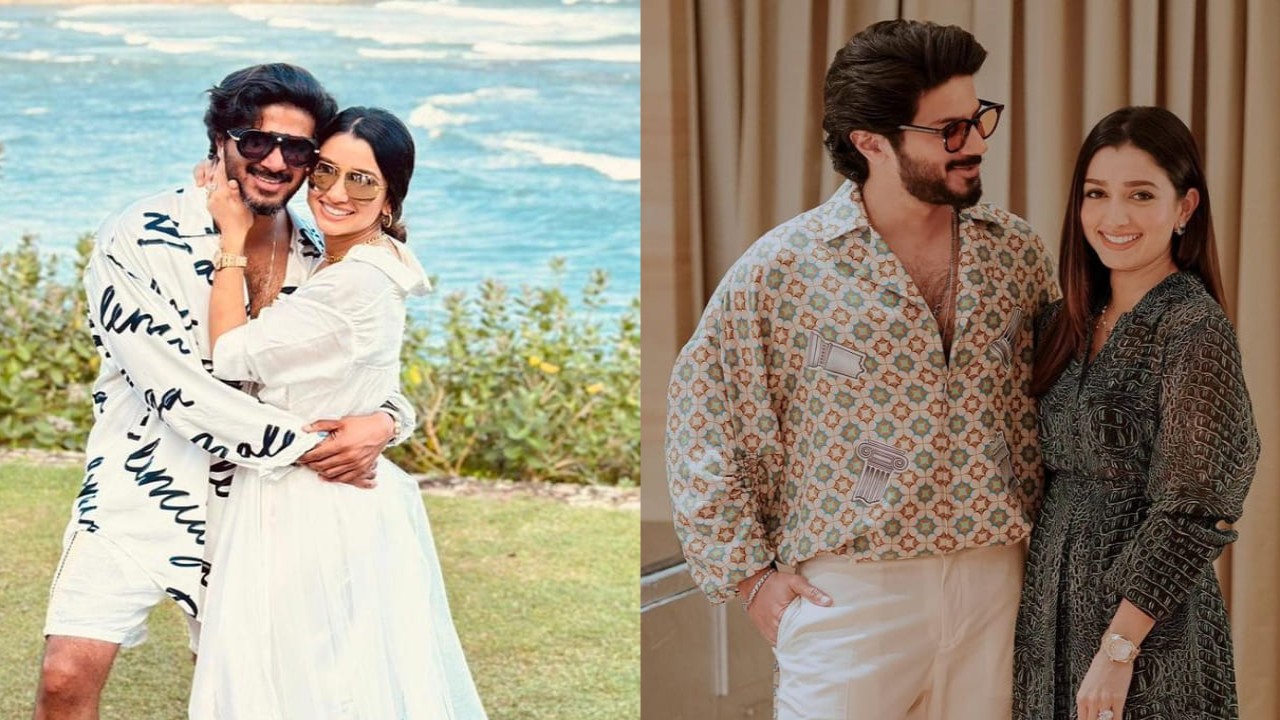 Romantic birthday wishes for wife: Times Dulquer Salmaan set husband goals with his love for wife Amal Sufiya