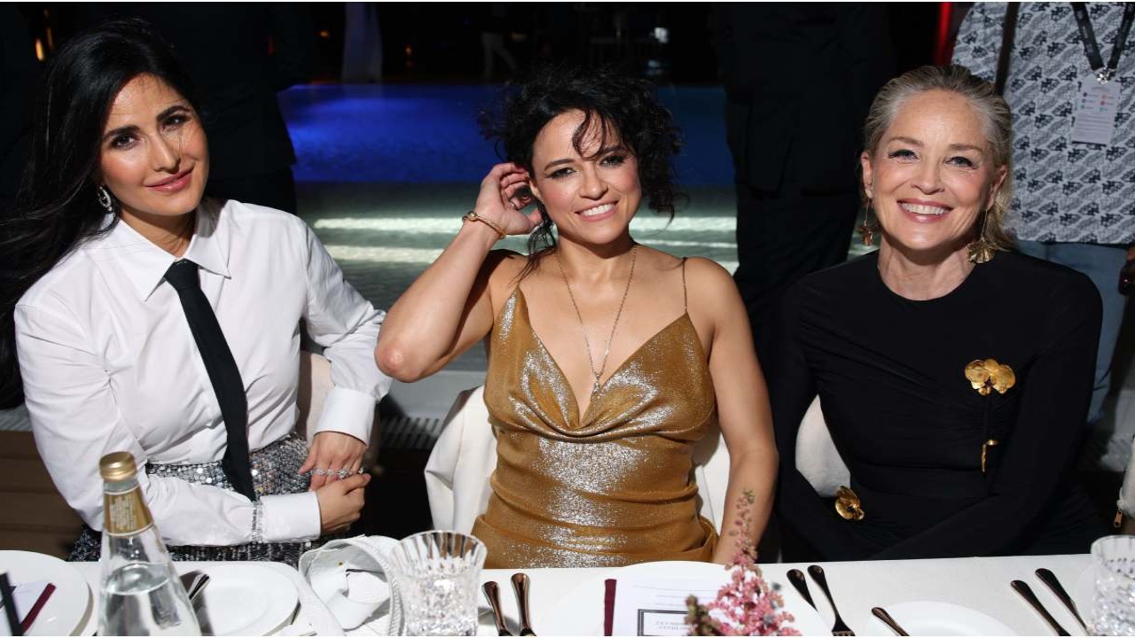 Katrina Kaif oozes style as she poses with Sharon Stone, Michelle Rodriguez at 2023 Red Sea Film Festival-PIC 