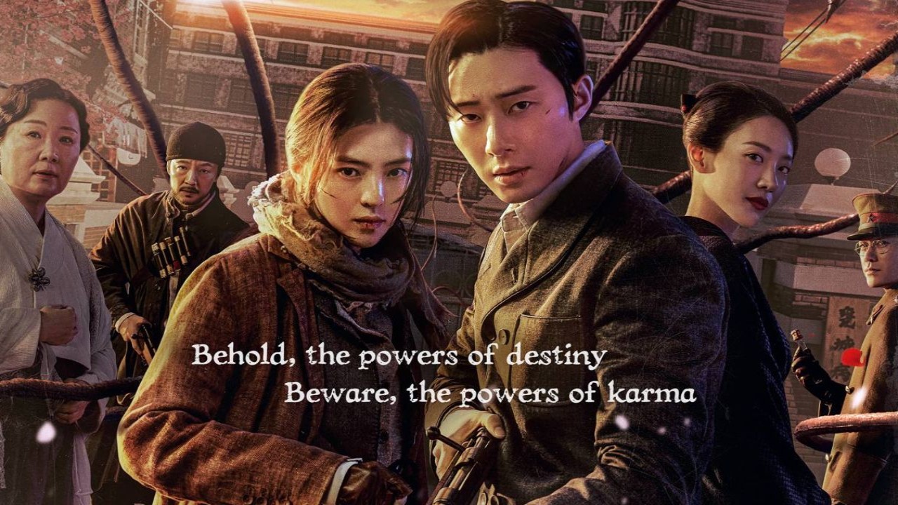 Park Seo Joon and Han So Hee in Gyeongseong Creature; Image Courtesy: Netflix Korea Park Seo Joon and Han So Hee in Gyeongseong Creature; Image Courtesy: Netflix Korea