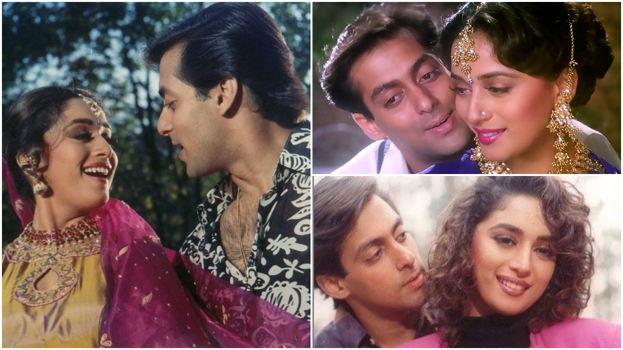 Salman Khan and Madhuri Dixit
