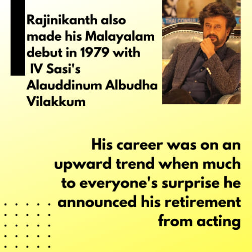 Rajinikanth Malayalam debut movie