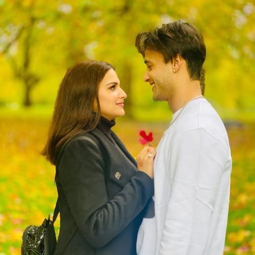 Himanshi Khurana and Asim Riaz