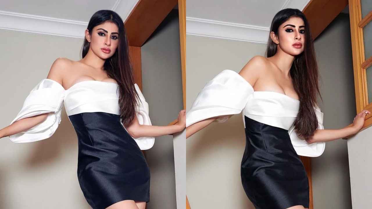 Looking for New Year’s Eve Party Outfit? Get inspiration from Mouni Roy’s balloon sleeves mini-dress