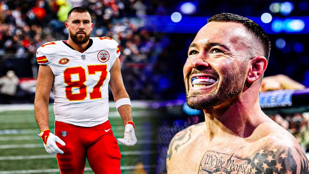 Colby Covington claims Travis Kelce sold his soul to the devil after asking LeBron James to leave the country