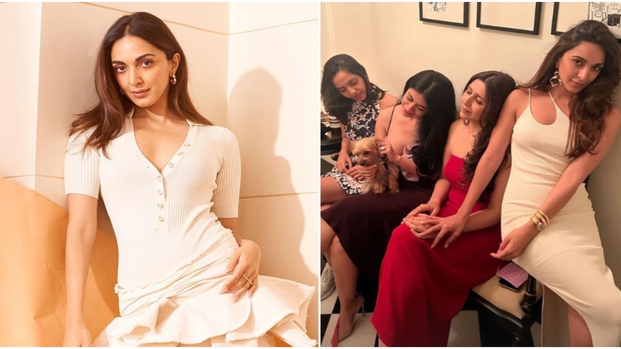 PIC: Kiara Advani is vision in white as she hangs out with her girlfriends amid holiday season