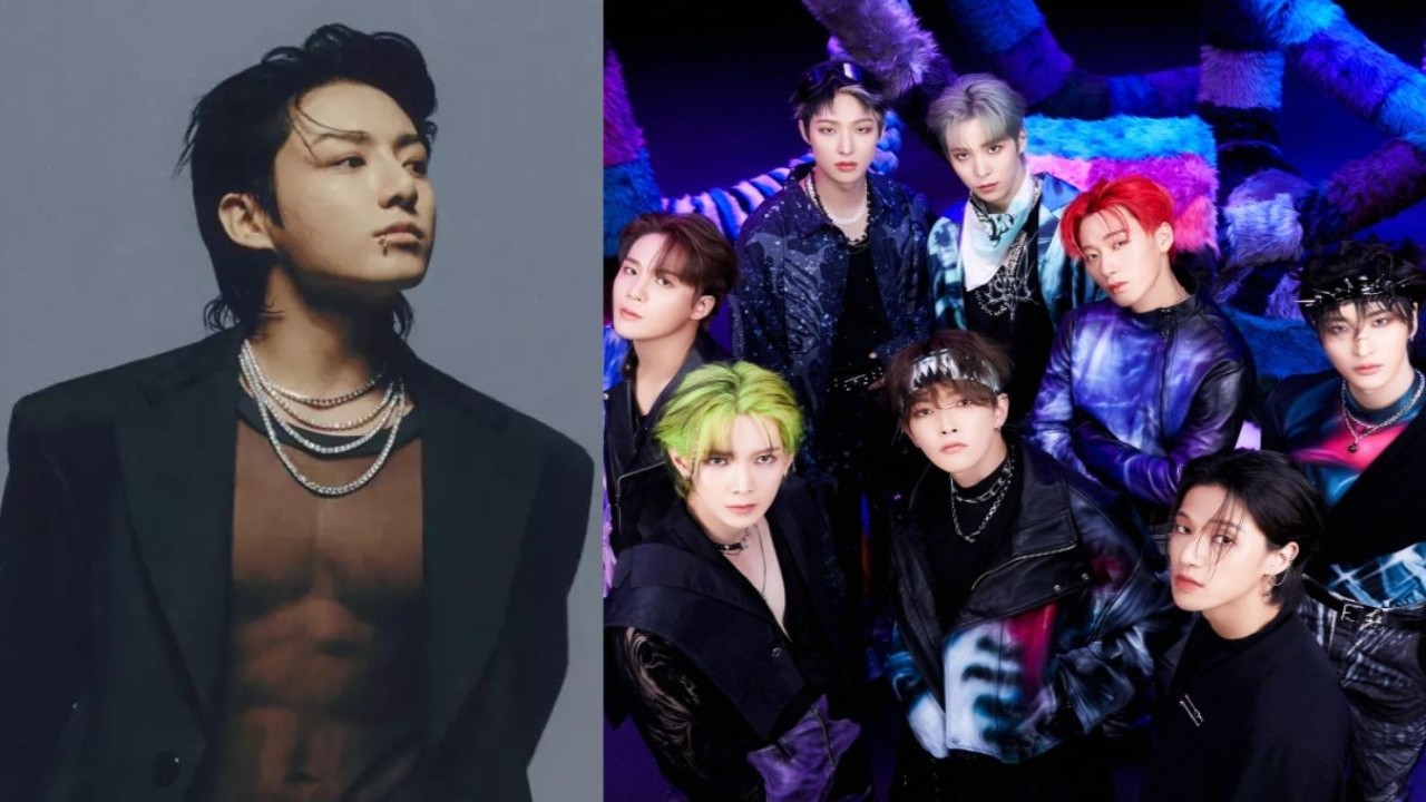 BTS' Jungkook and ATEEZ; Image Courtesy: BIGHIT MUSIC, KQ Entertainment