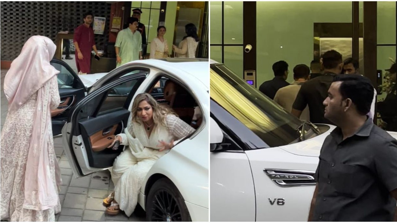 Arbaaz Khan-Sshura Khan Wedding: Gorgeous dulhania arrives at Arpita’s house; Salman Khan makes stylish entry