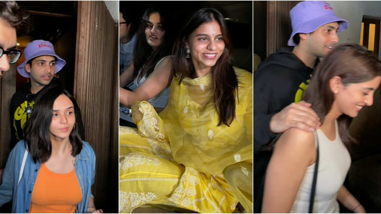 Suhana Khan, Agastya Nanda and The Archies gang papped post Zoya Akhtar’s dinner party