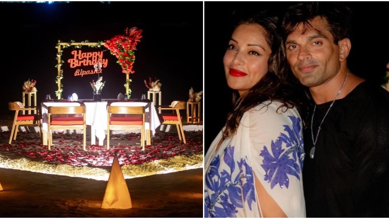 PICS: Bipasha Basu drops glimpses of her surprise birthday bash hubby Karan Singh Grover arranged