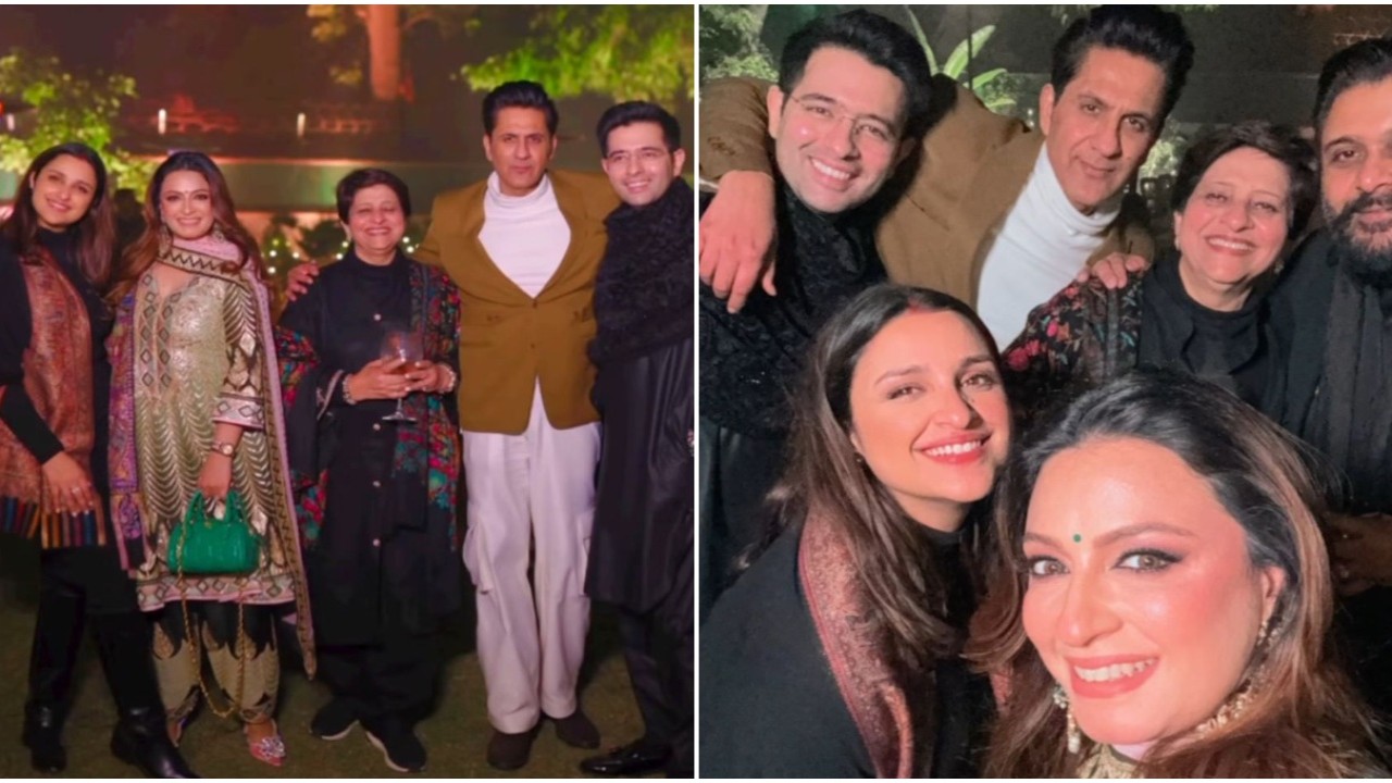 Parineeti Chopra-Raghav Chadha happily celebrate first Lohri post marriage with family; see INSIDE pics