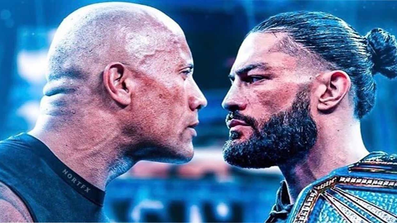 How did Roman Reigns and John Cena react to The Rock teasing WWE match with his ‘Head of the table’ comment?
