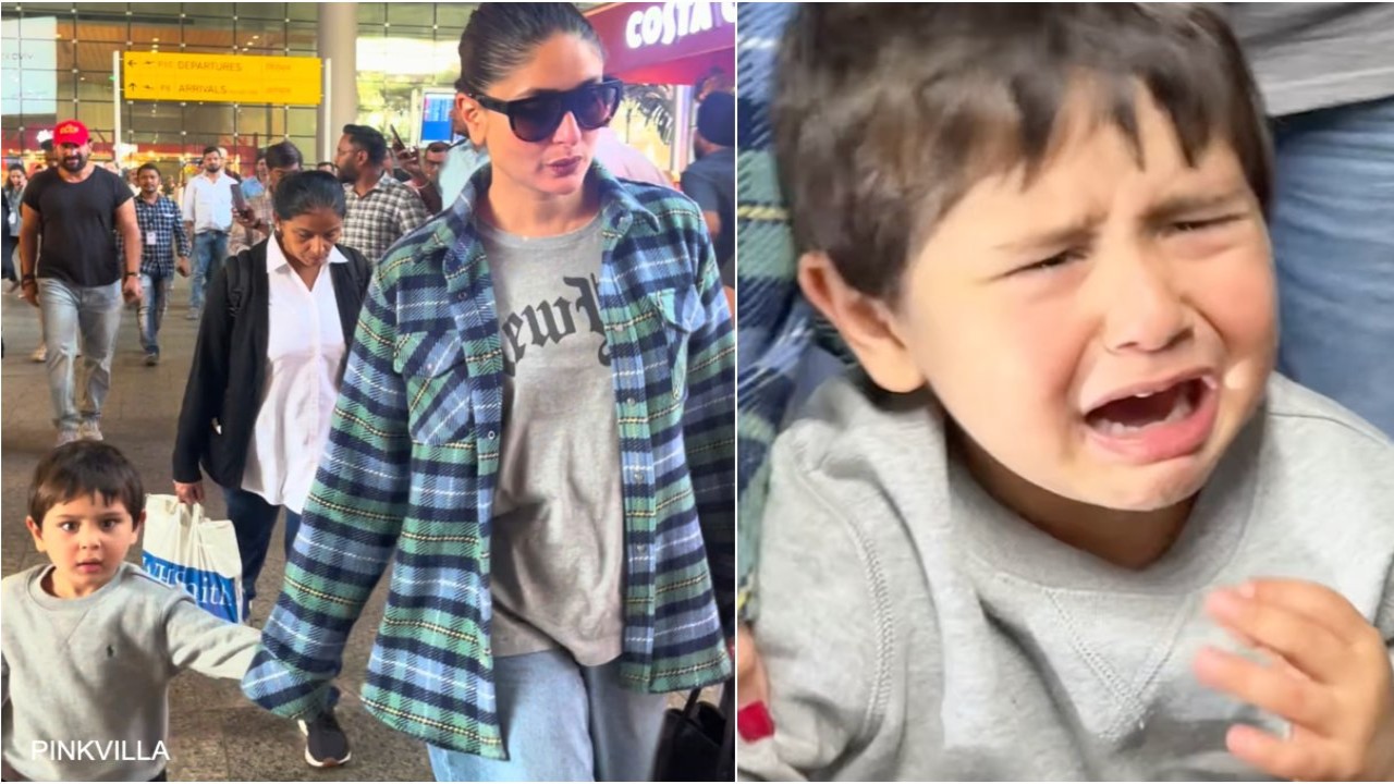 WATCH: Kareena Kapoor-Saif Ali Khan's son Jehangir cries after being denied front seat with brother Taimur in car