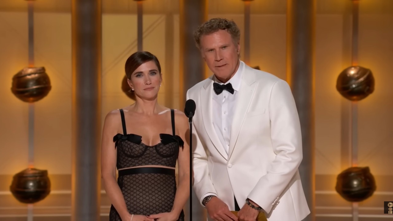 Will Ferrell & Kristen Wiig had a HILARIOUS way of presenting Best Male Actor Award; WATCH