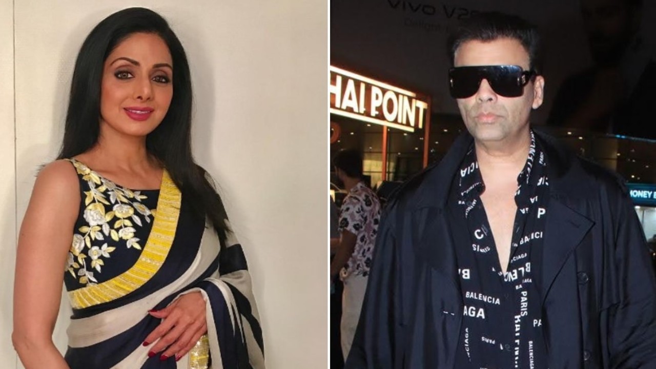 Karan Johar was ‘crazy and madly in love’ with Sridevi; thought Manish Malhotra was 'snooty and snobbish'