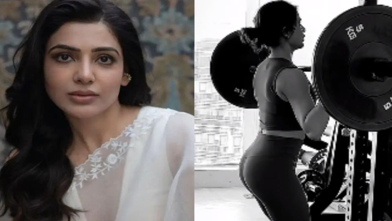 Samantha Ruth Prabhu turns beast mode on in the gym as she enjoys heavy weight lifting like a pro; VIDEO