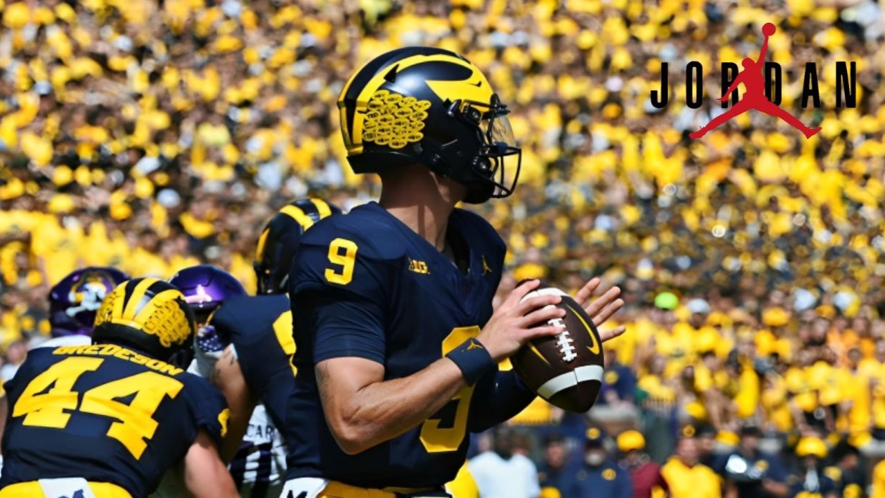 Why is Michigan football sponsored by Michael Jordan’s Air Jordan brand?